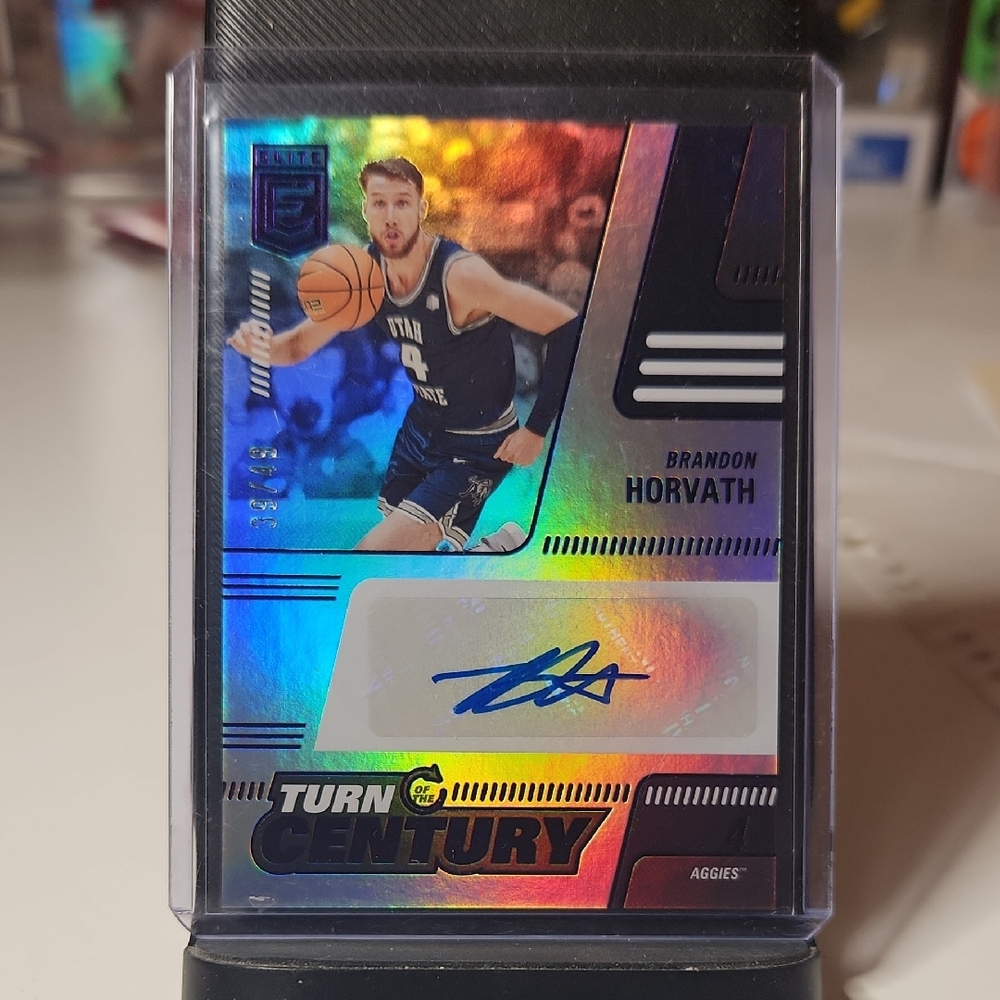 2022 Panini Contenders Brandon Horvath Turn of the Century Auto Basketball Card